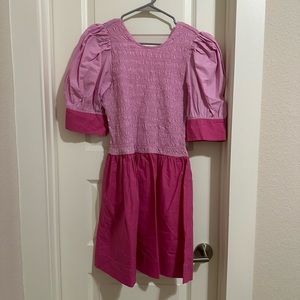 Ganni pink dress